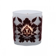 Bordo Kadife Damask Mumluk 